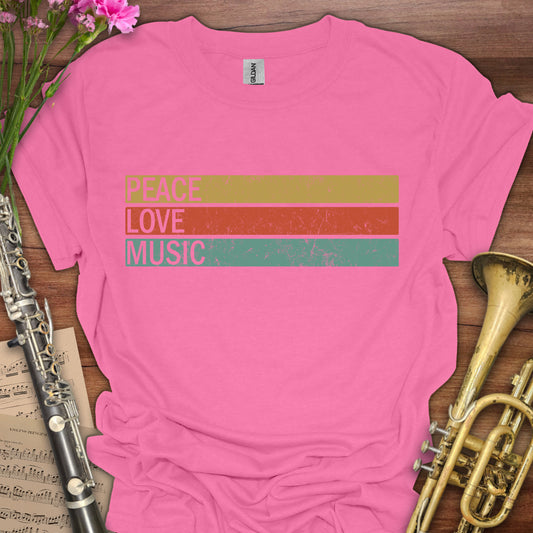 Peace Love Music Vintage