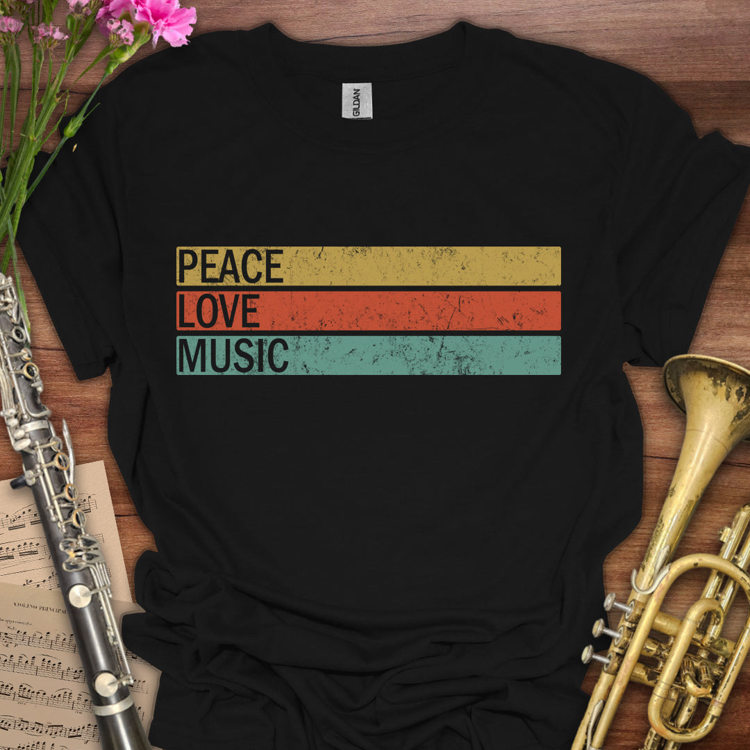 Peace Love Music Vintage