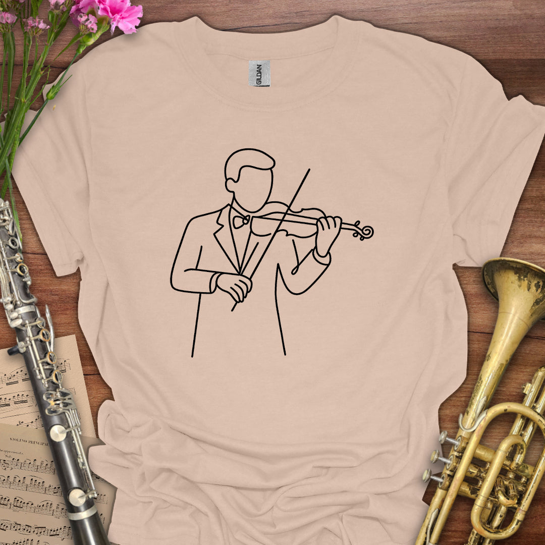 Line Art Violinist