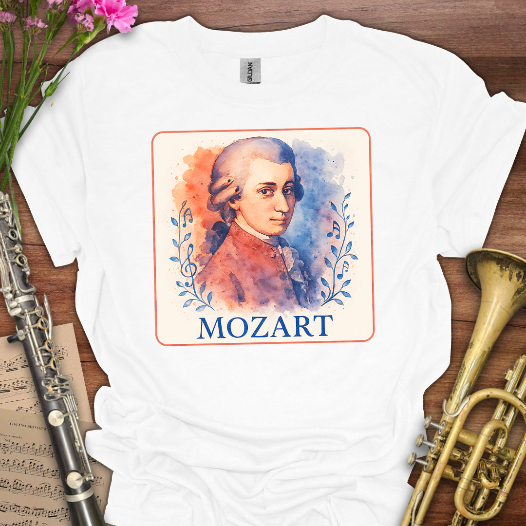 Watercolor Mozart T-Shirt