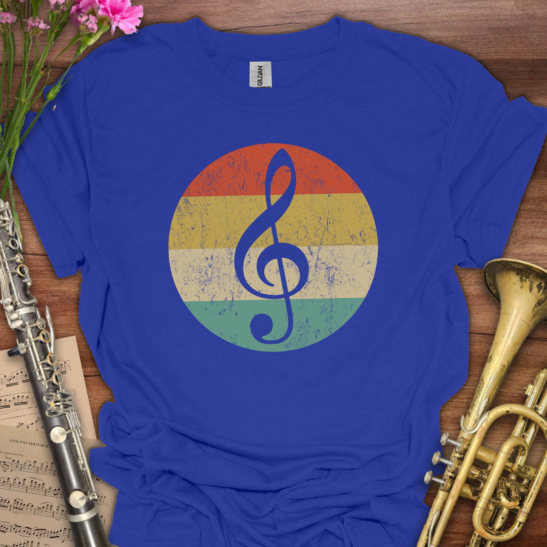 Treble Clef Vintage T-Shirt