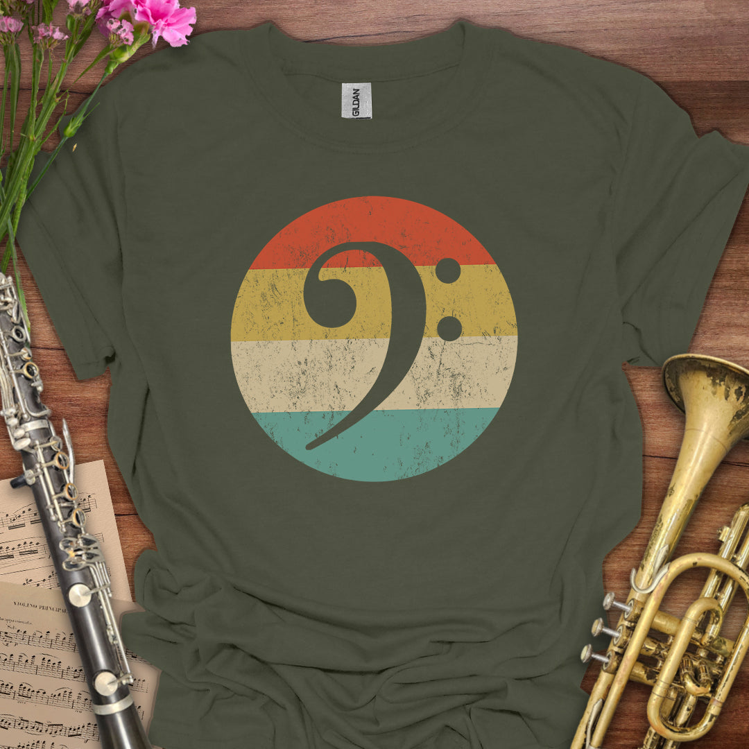 Bass Clef Vintage T-Shirt