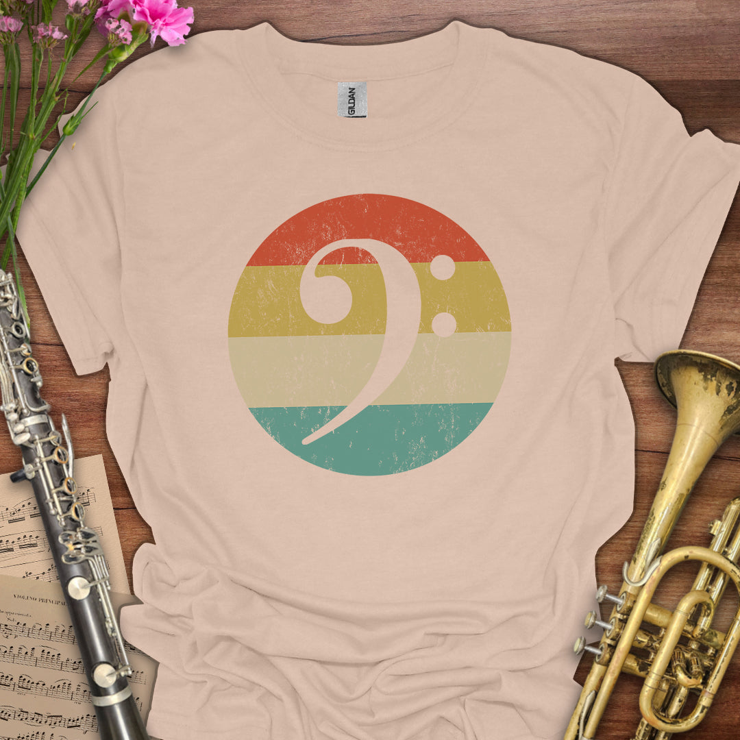 Bass Clef Vintage T-Shirt