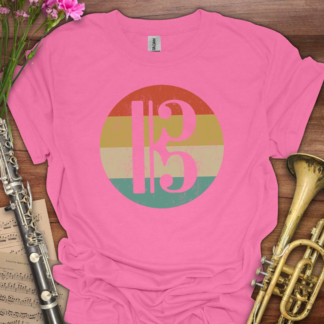 Alto Tenor Clef Vintage T-Shirt