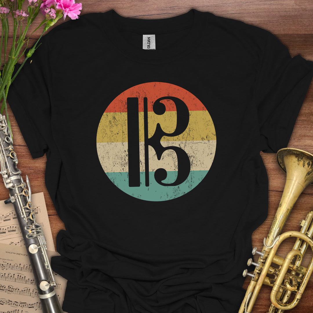 Alto Tenor Clef Vintage T-Shirt