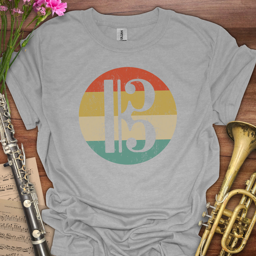 Alto Tenor Clef Vintage T-Shirt