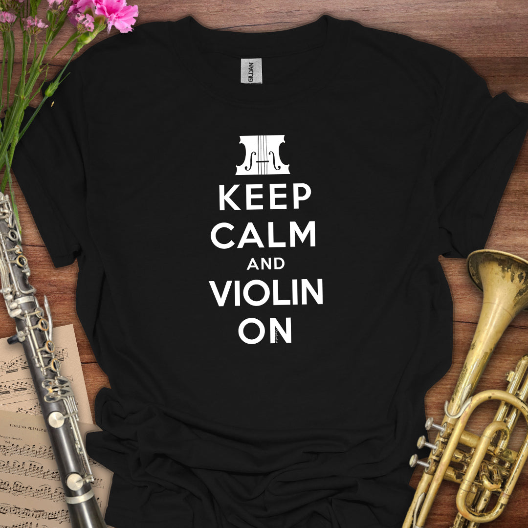 Keep Calm Violin T-Shirt