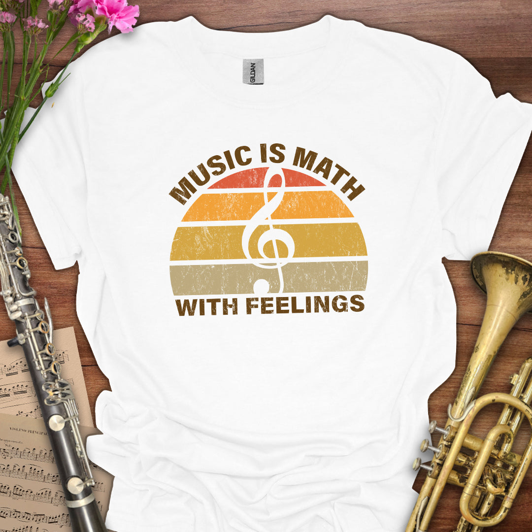 Music is Math Treble T-Shirt