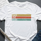 Peace Love Music Vintage T-Shirt
