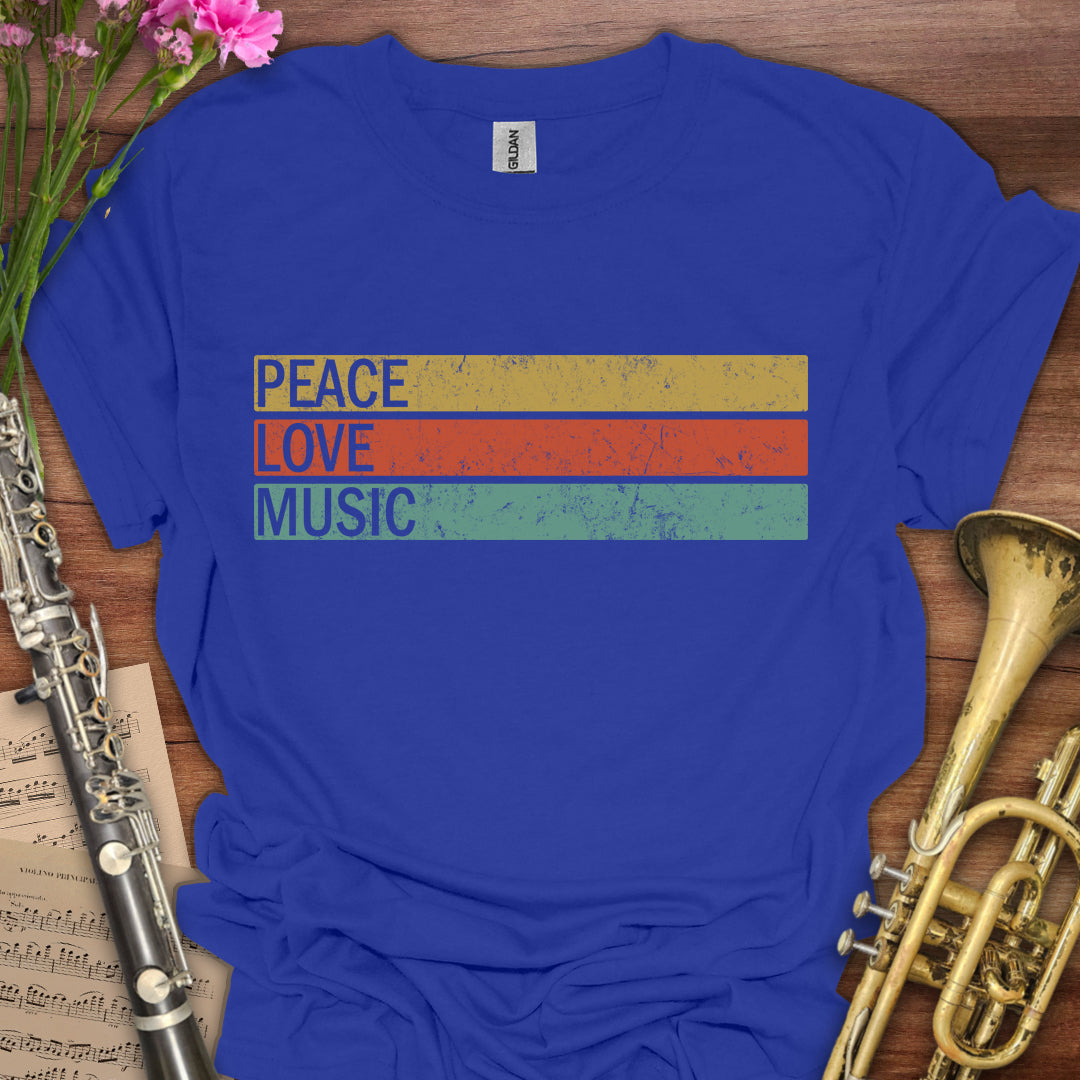 Peace Love Music Vintage