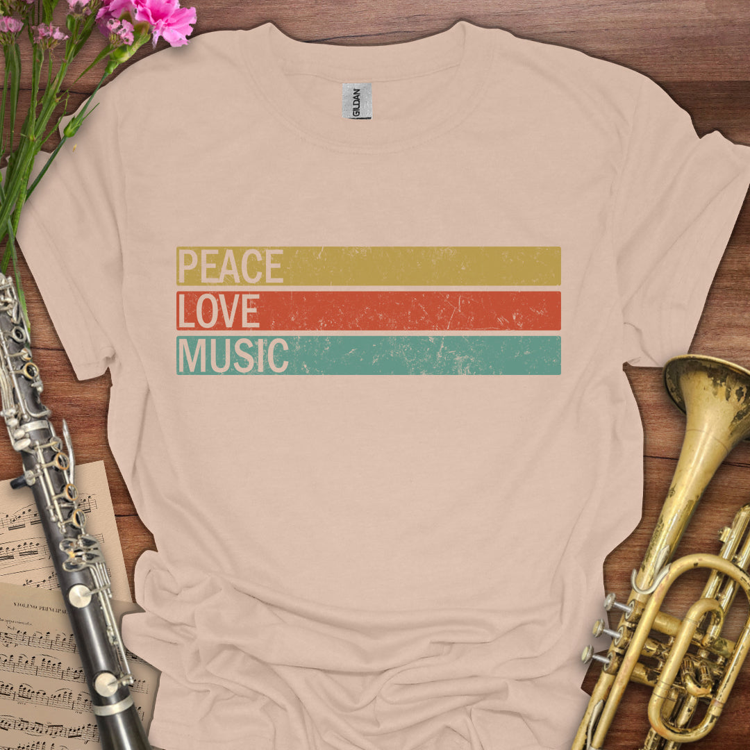 Peace Love Music Vintage