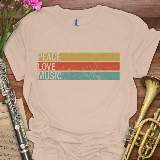 Peace Love Music Vintage