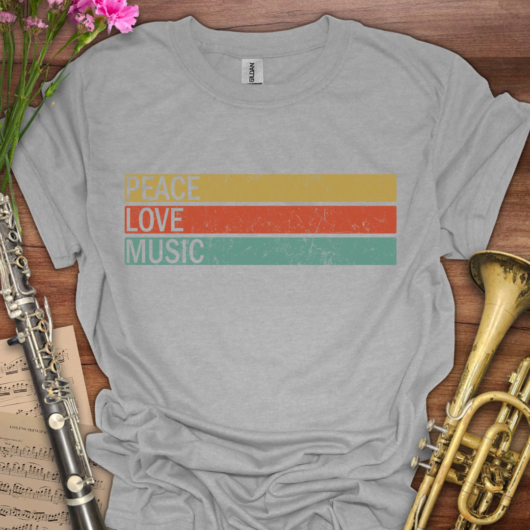 Peace Love Music Vintage