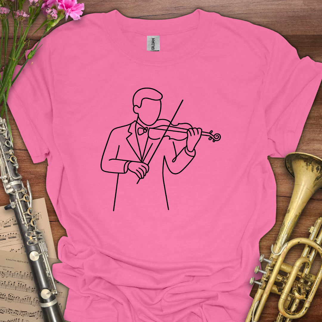 Line Art Violinist