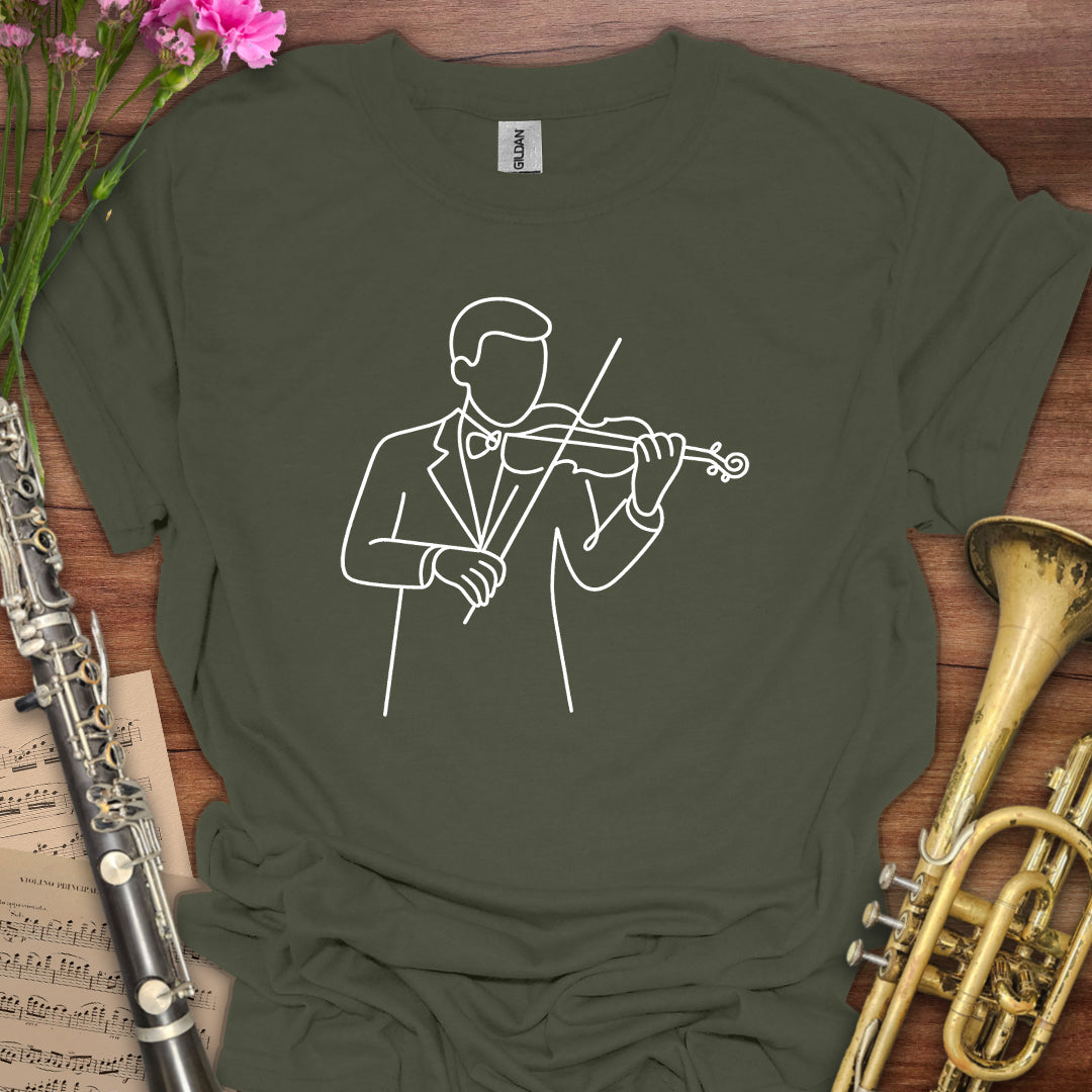 Line Art Violinist