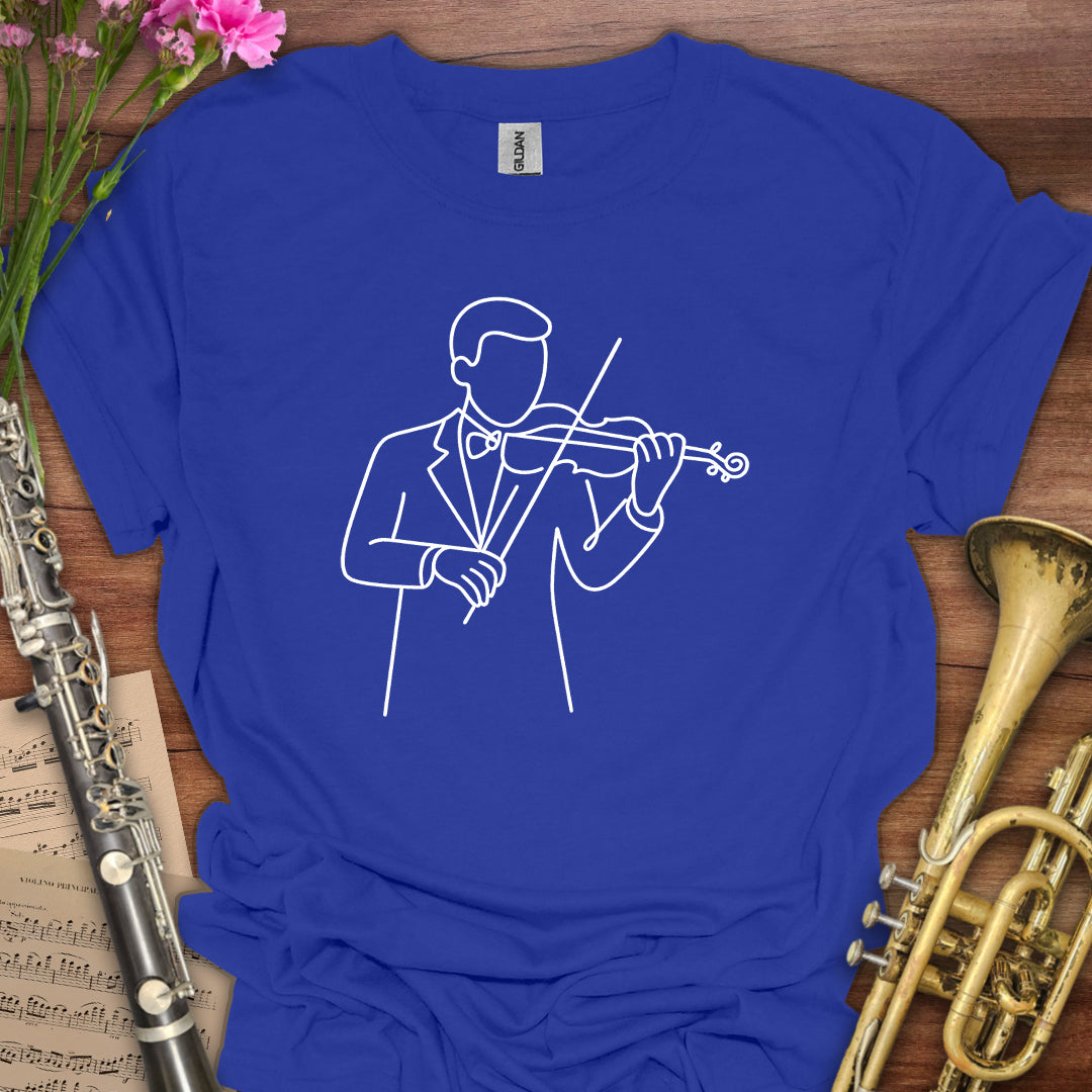 Line Art Violinist