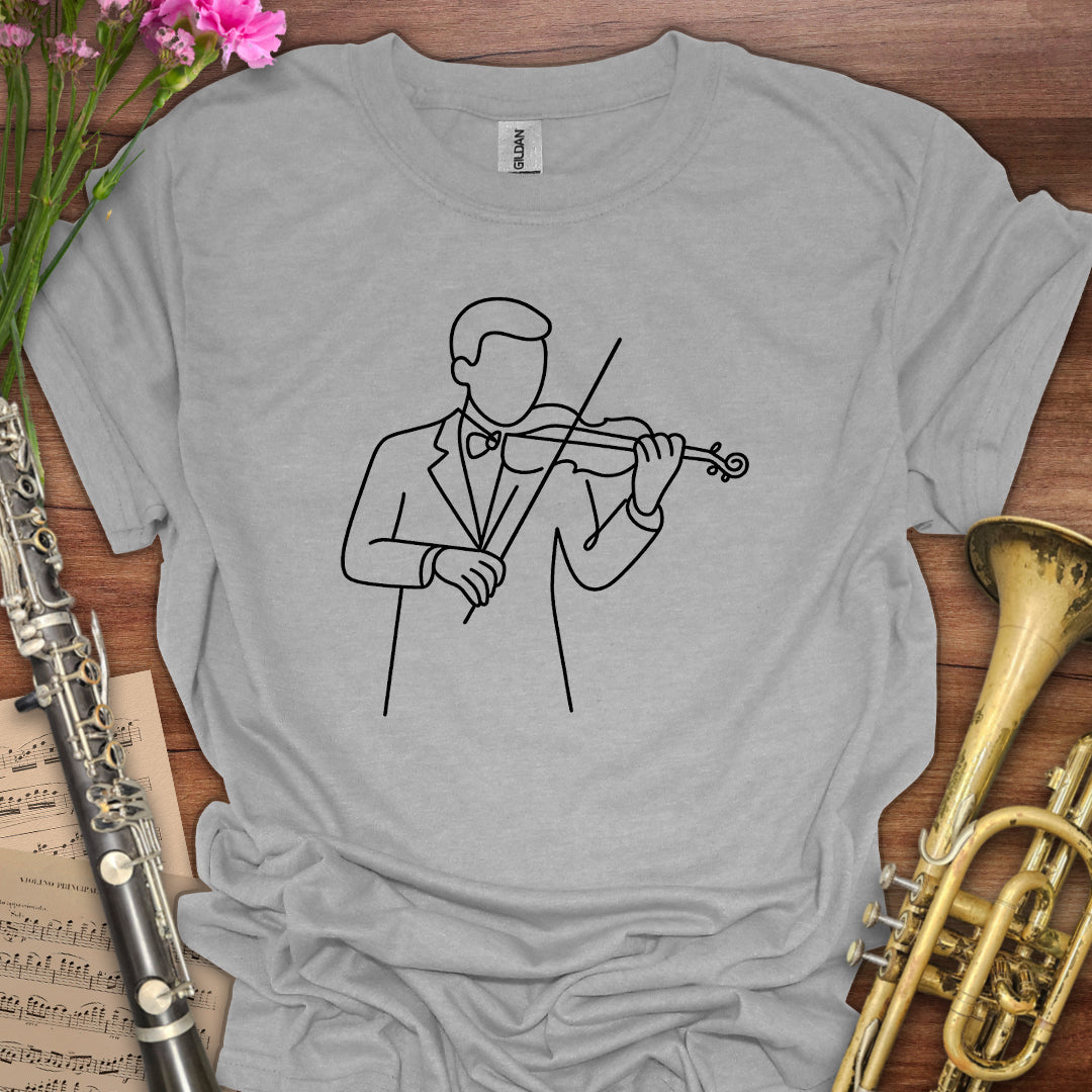 Line Art Violinist