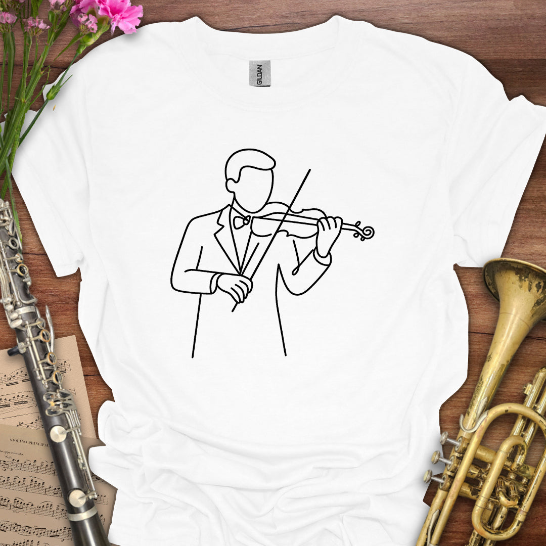Line Art Violinist