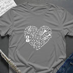 Music Symbols Heart T-Shirt