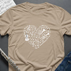 Music Symbols Heart T-Shirt