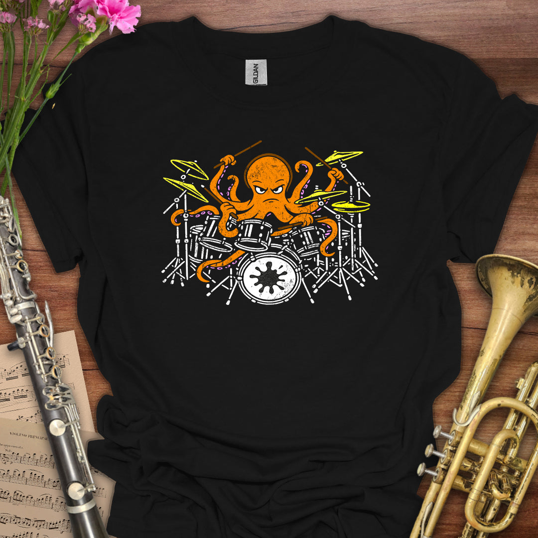 Octopus Drummer T-Shirt
