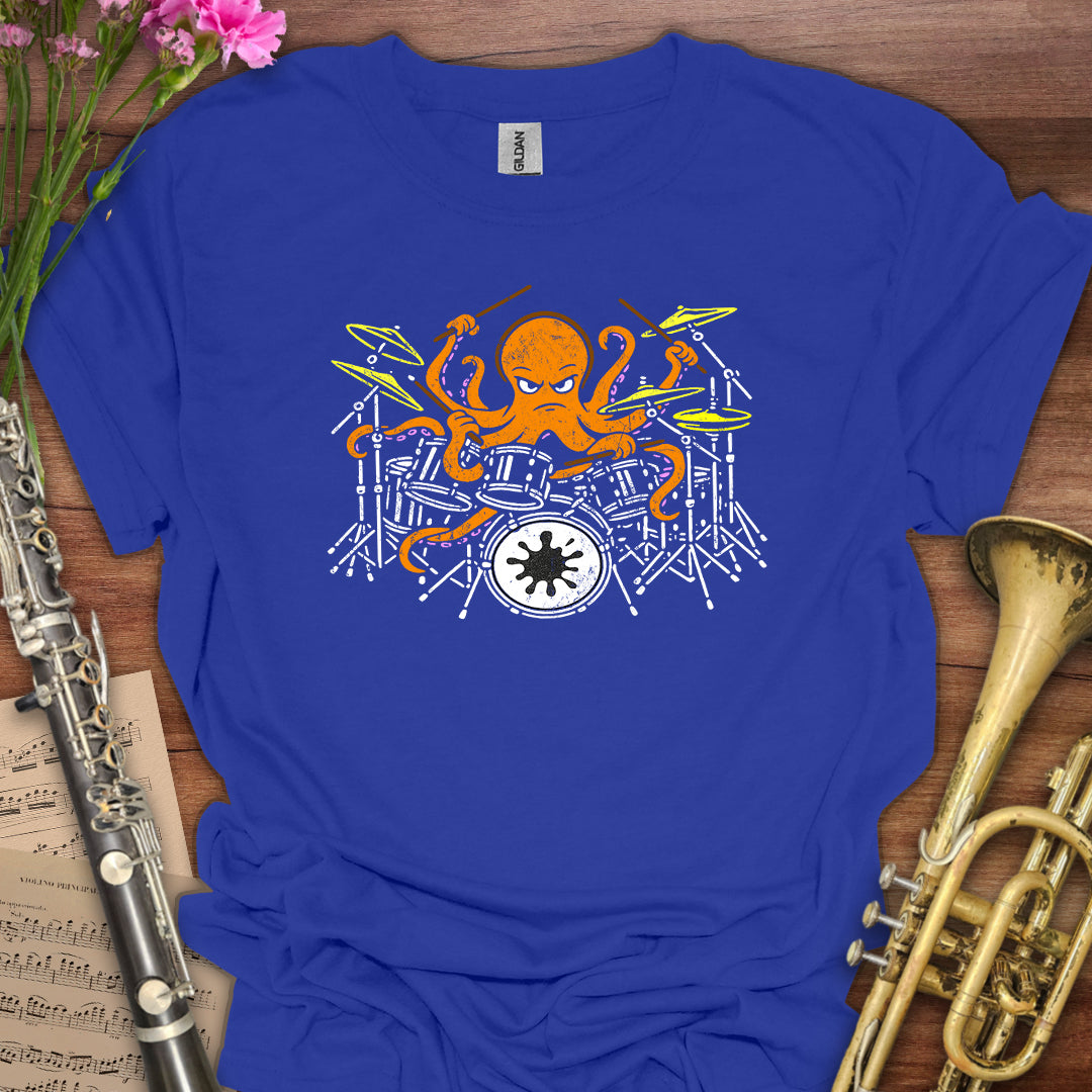 Octopus Drummer T-Shirt