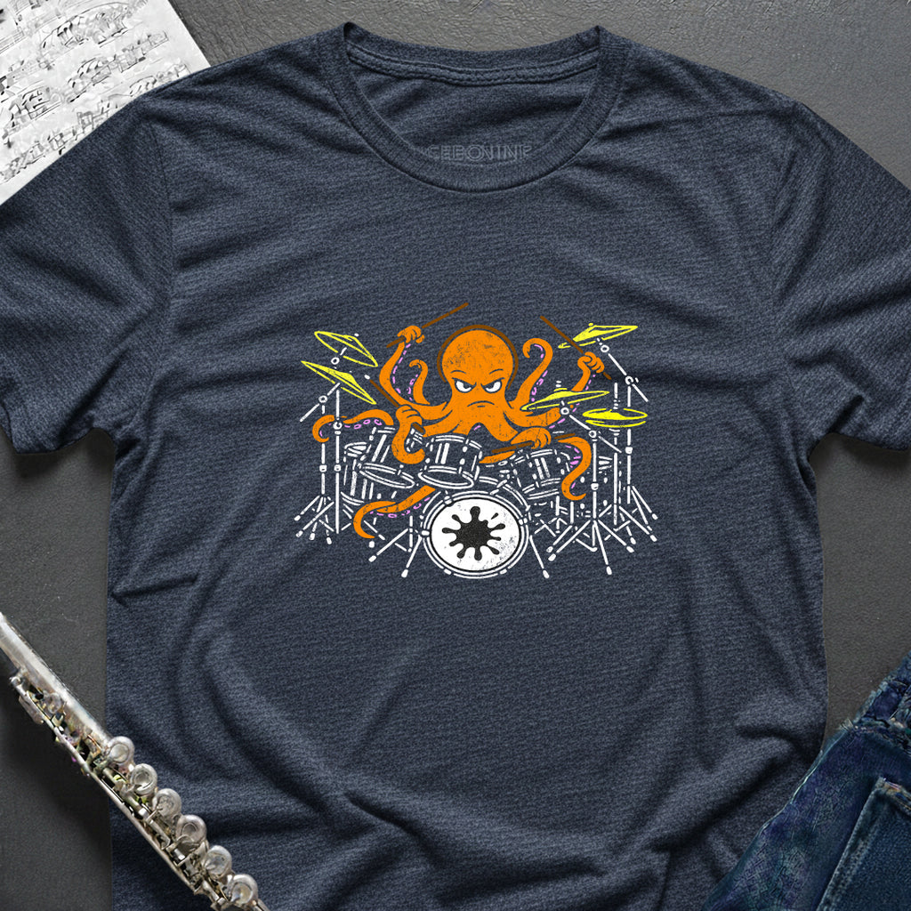 Octopus Drummer T-Shirt