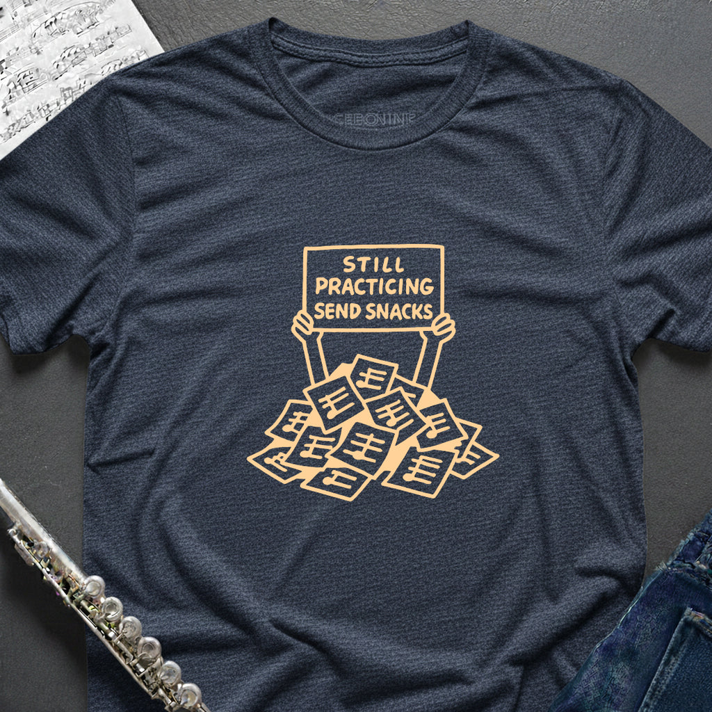 Still Practicing Send Snacks T-Shirt