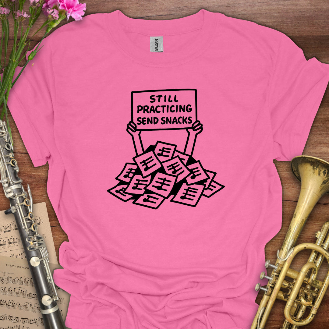 Still Practicing Send Snacks T-Shirt
