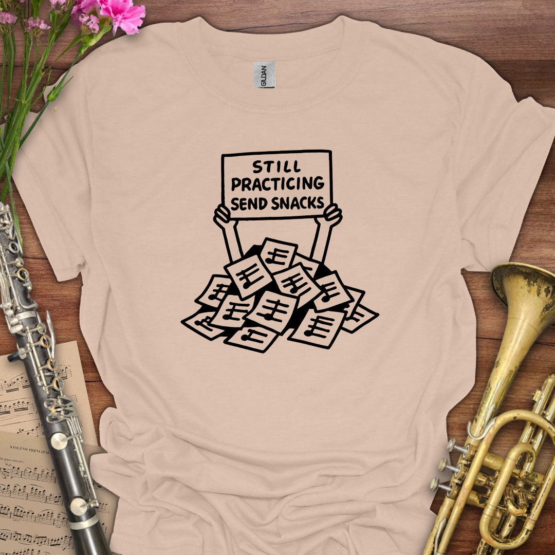 Still Practicing Send Snacks T-Shirt