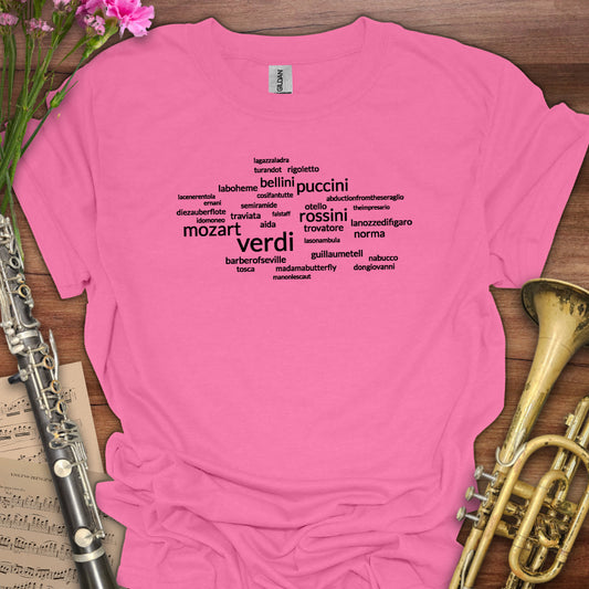 Opera Wordcloud T-Shirt