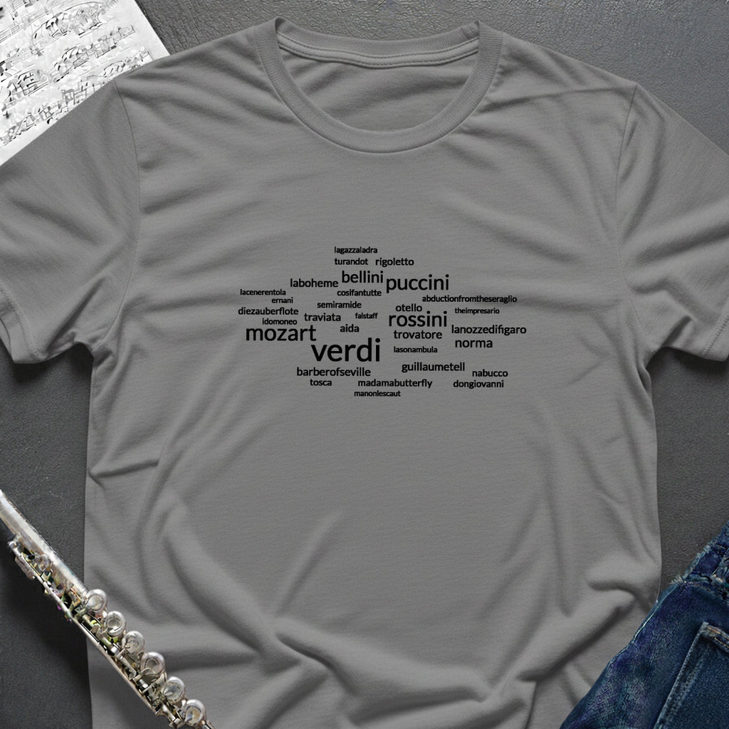 Opera Wordcloud T-Shirt