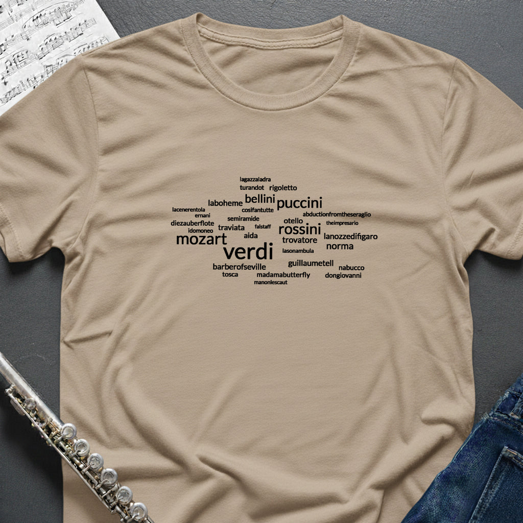 Opera Wordcloud T-Shirt