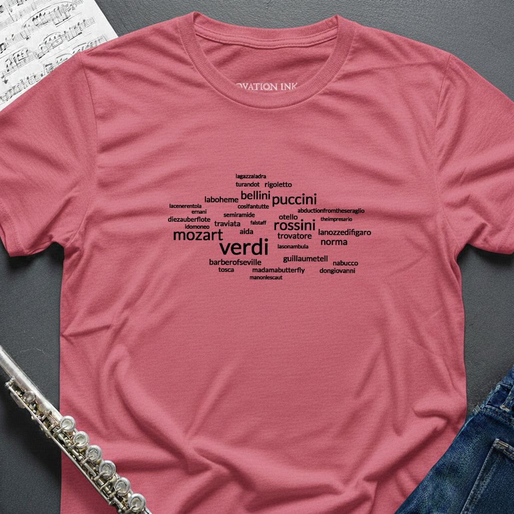 Opera Wordcloud T-Shirt