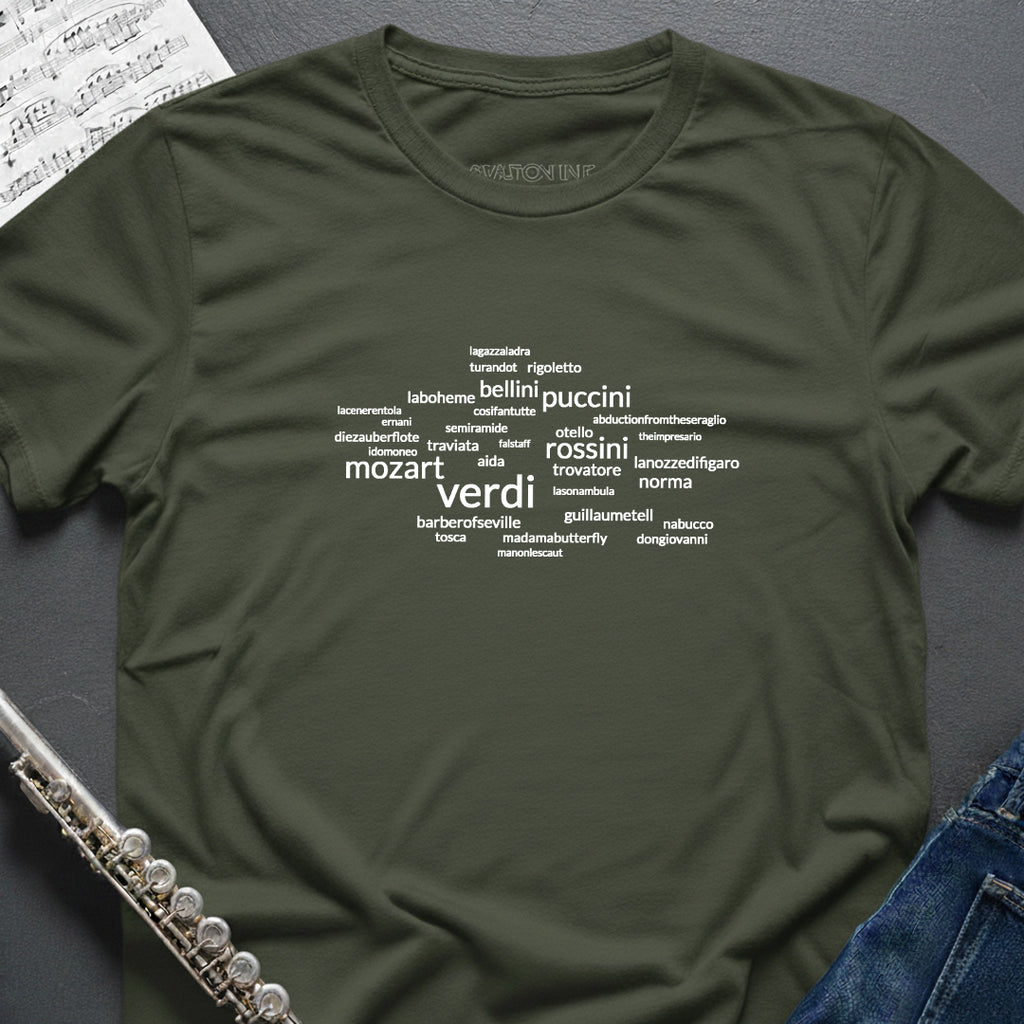 Opera Wordcloud T-Shirt