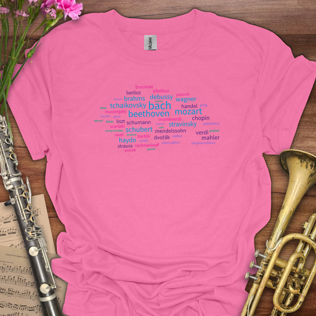 Last Names Wordcloud T-Shirt