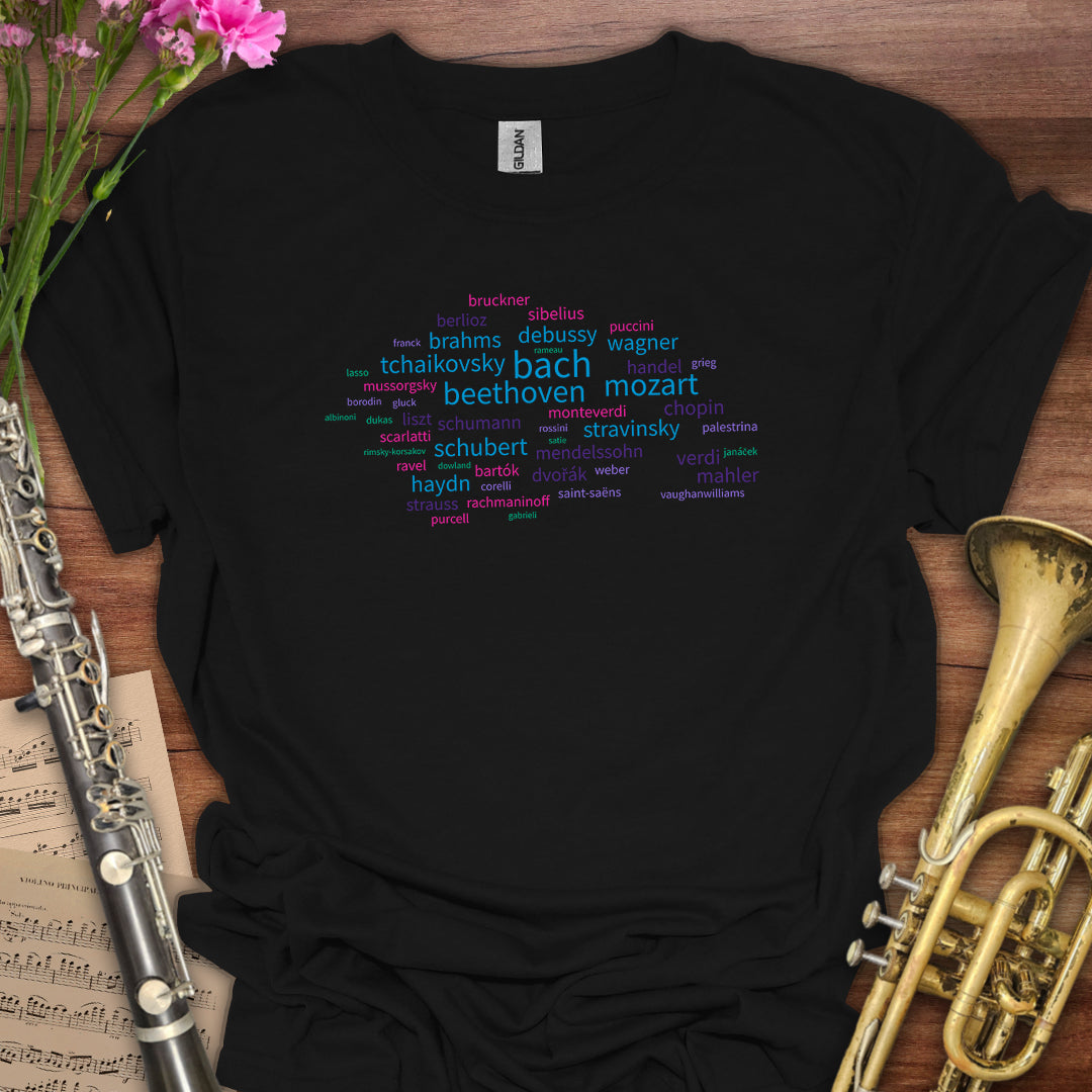 Last Names Wordcloud T-Shirt