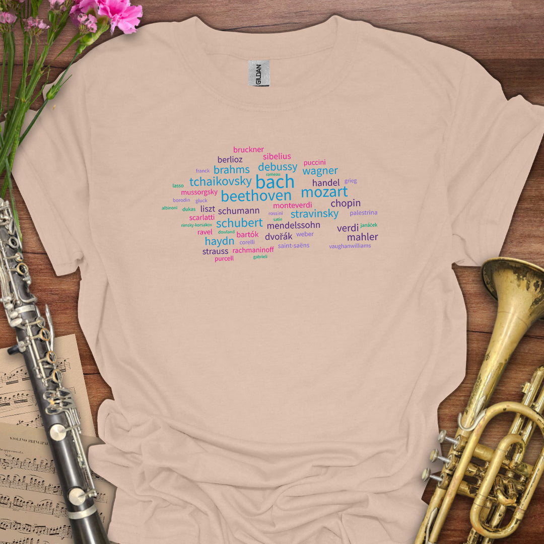 Last Names Wordcloud T-Shirt