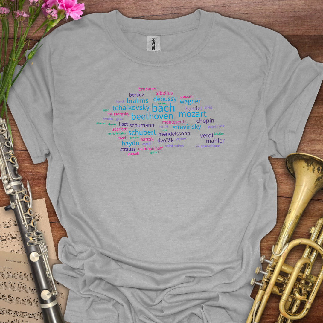 Last Names Wordcloud T-Shirt