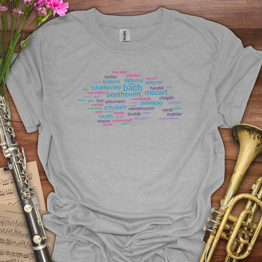 Last Names Wordcloud T-Shirt