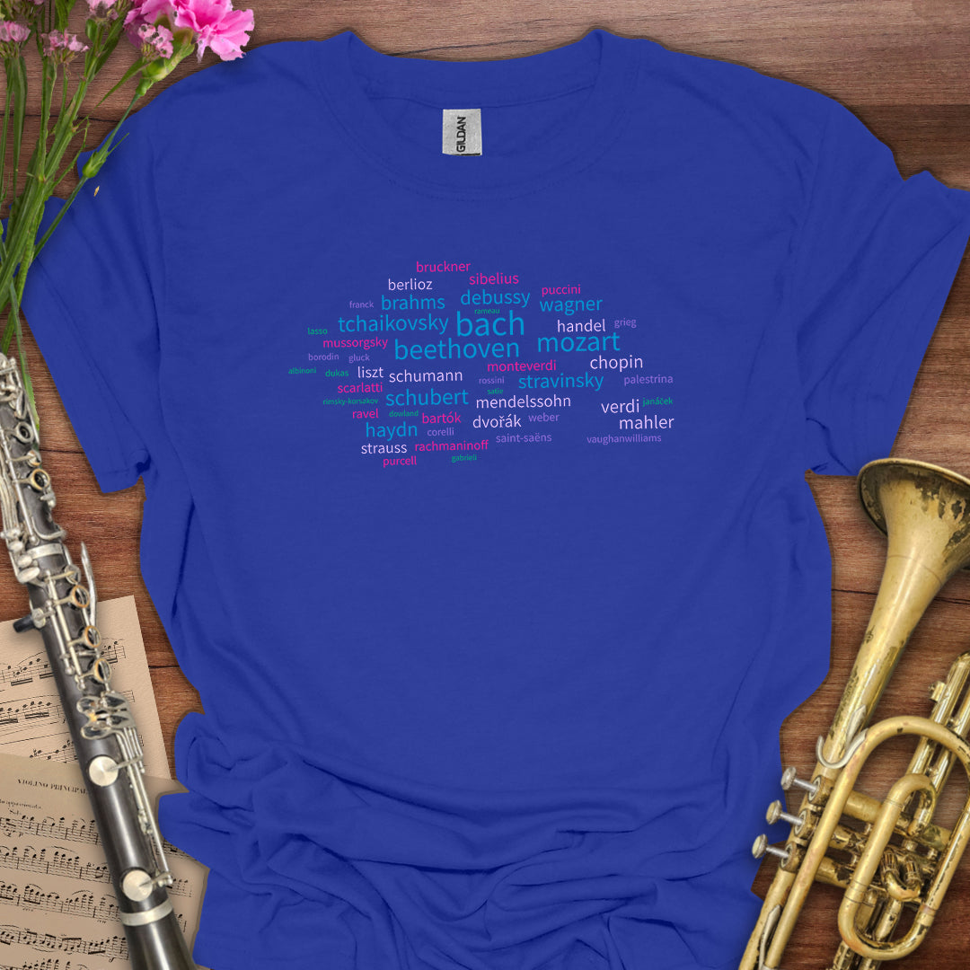 Last Names Wordcloud T-Shirt