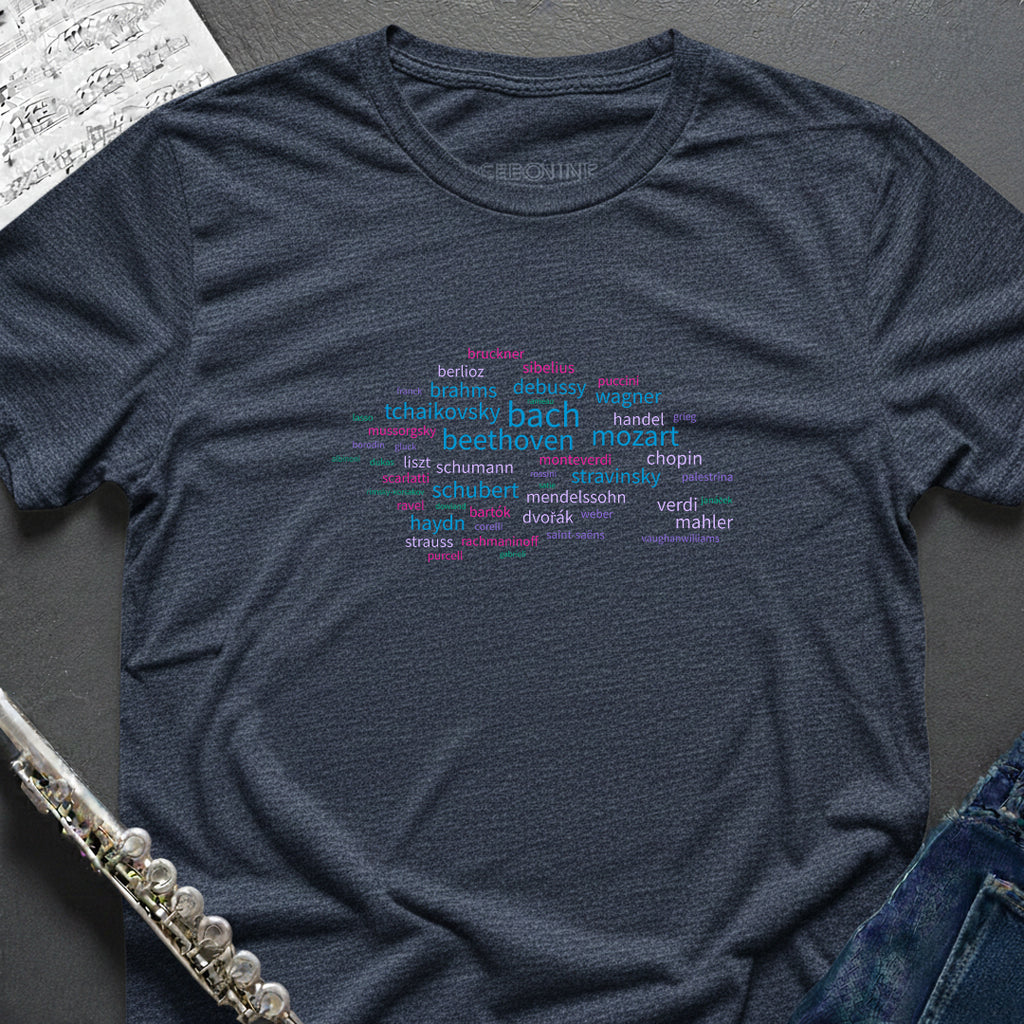 Last Names Wordcloud T-Shirt