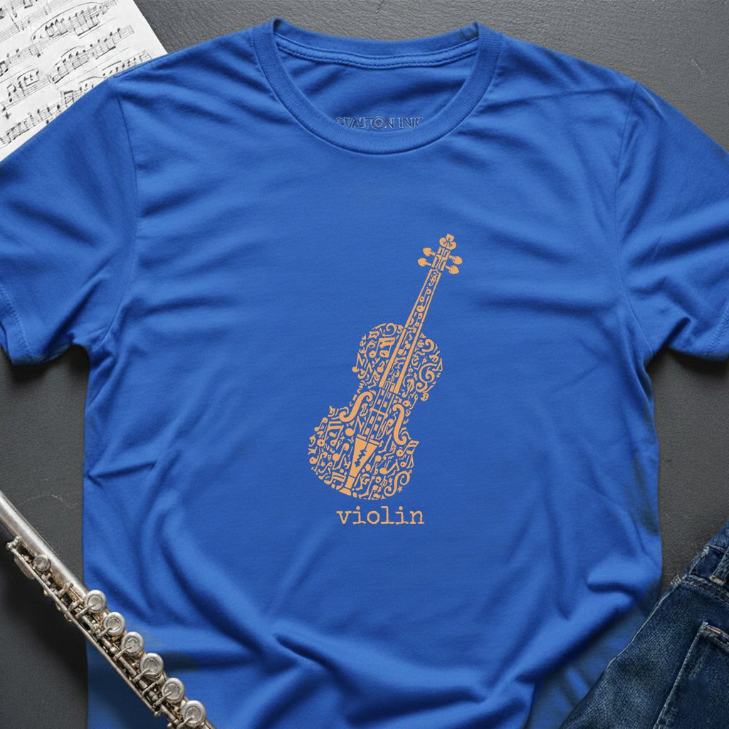 Music Symbol Violin T-Shirt