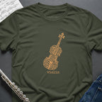 Music Symbol Violin T-Shirt