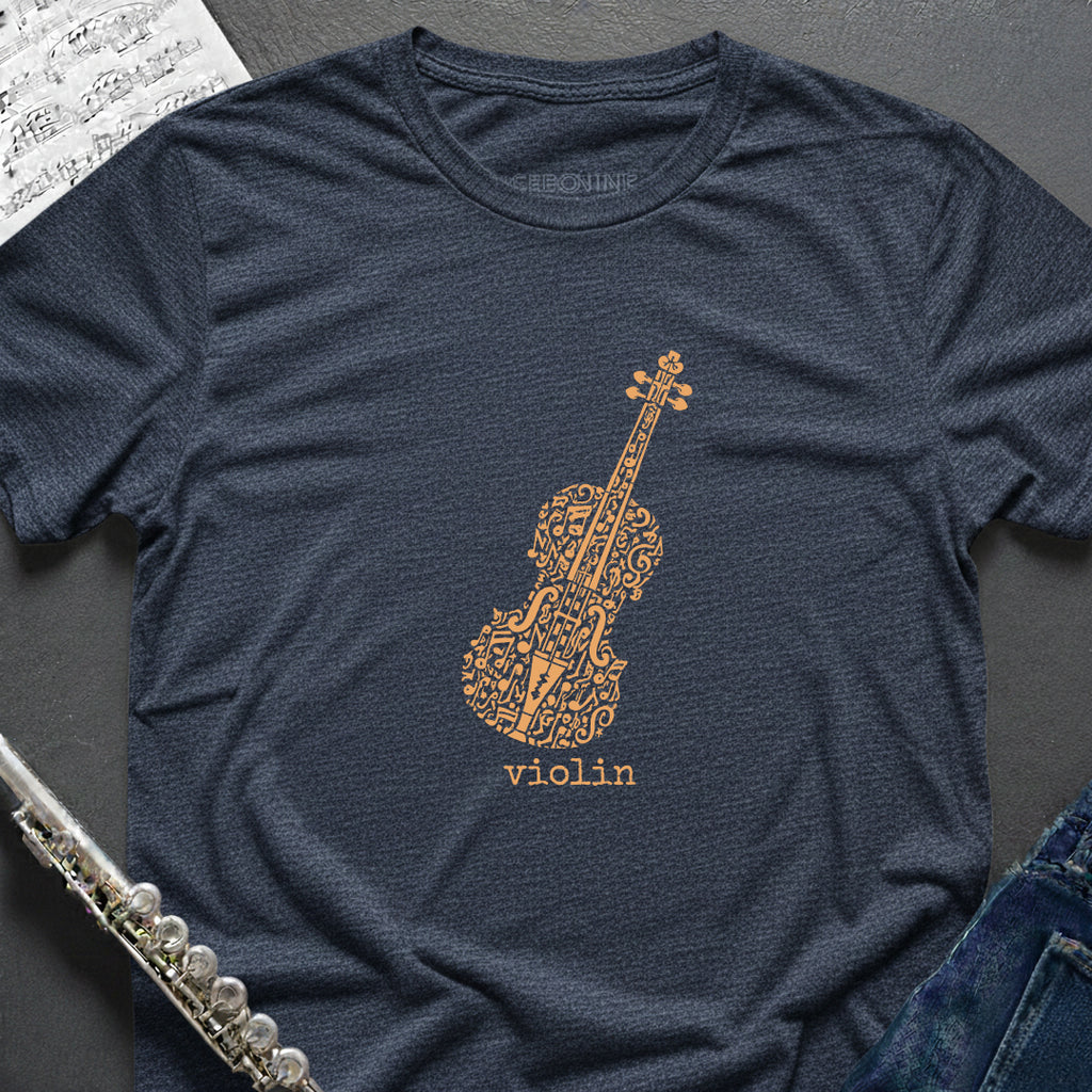 Music Symbol Violin T-Shirt