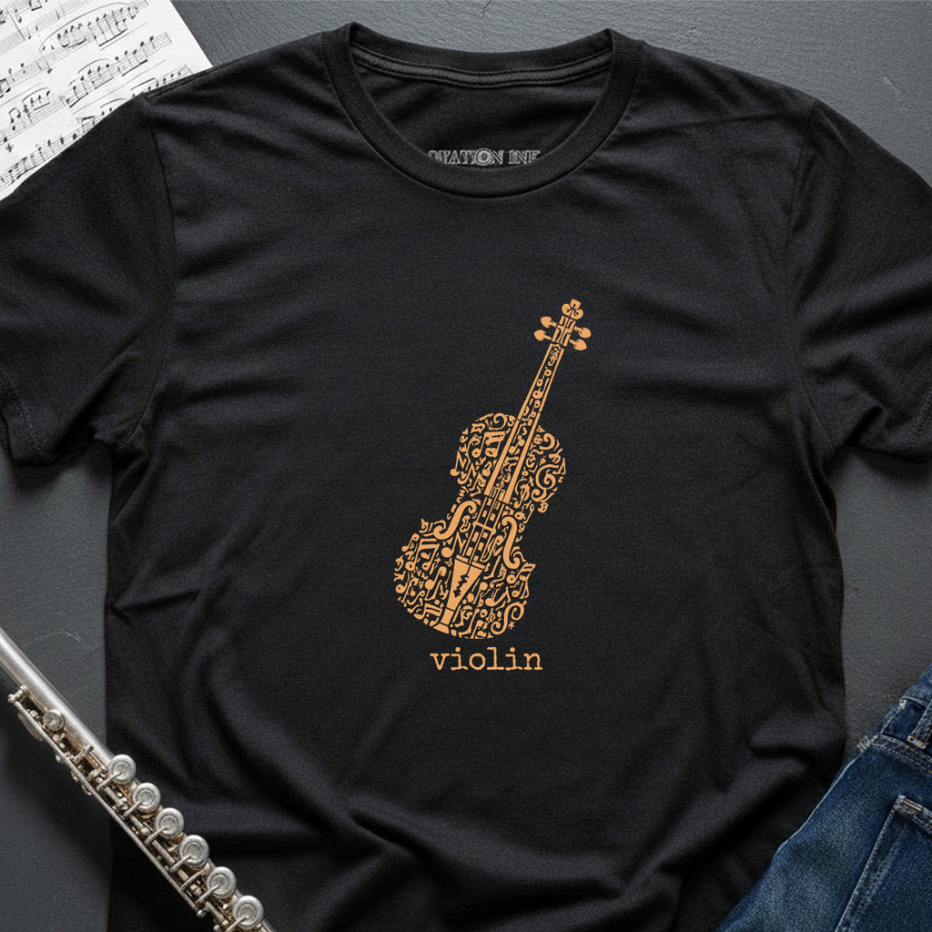Music Symbol Violin T-Shirt