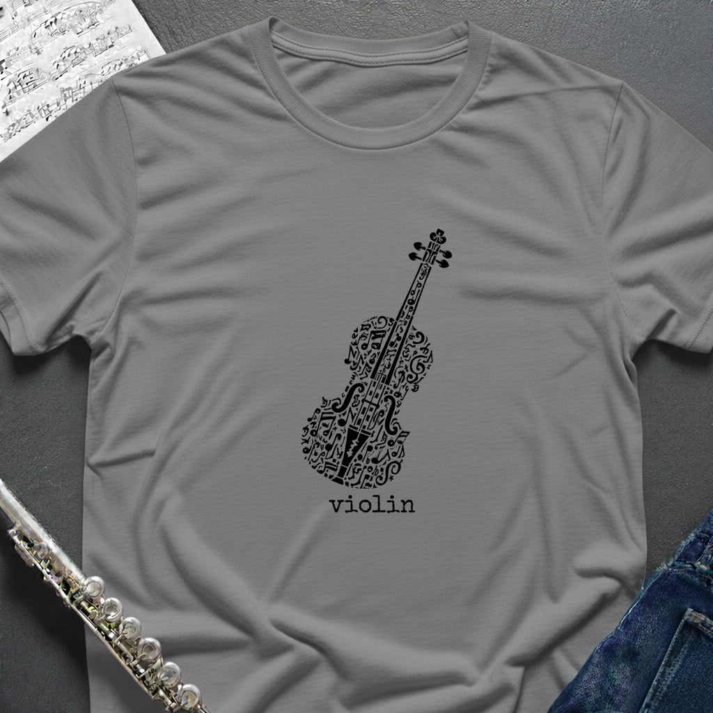 Music Symbol Violin T-Shirt