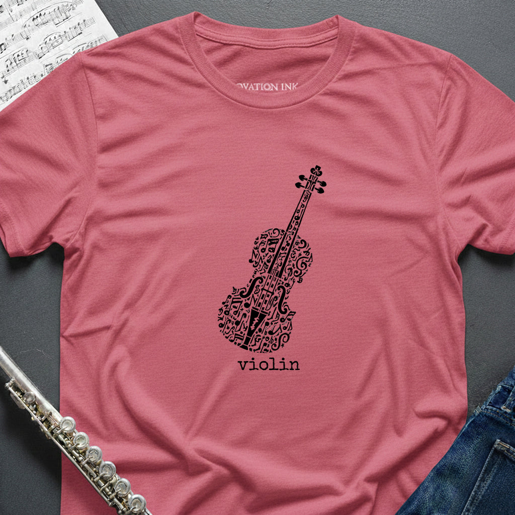 Music Symbol Violin T-Shirt