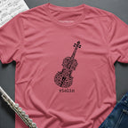 Music Symbol Violin T-Shirt