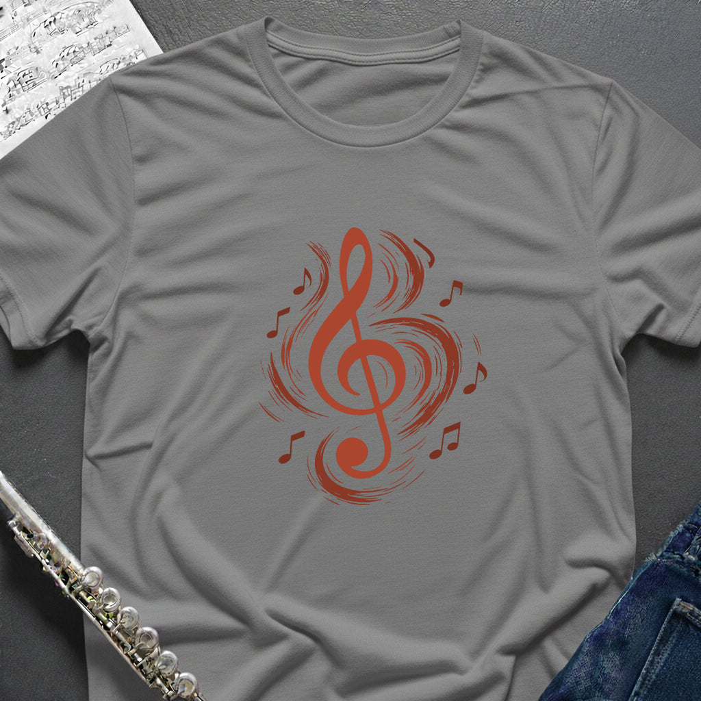 Treble Clef Swirls T-Shirt